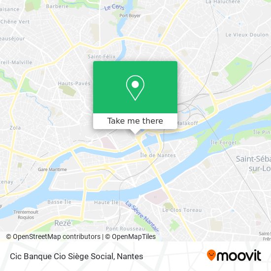 Cic Banque Cio Siège Social map