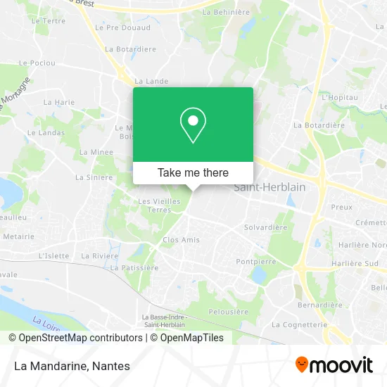 La Mandarine map