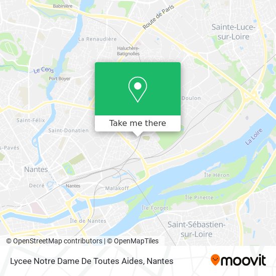 Mapa Lycee Notre Dame De Toutes Aides