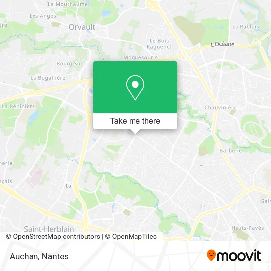 Mapa Auchan