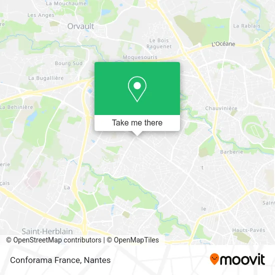 Conforama France map