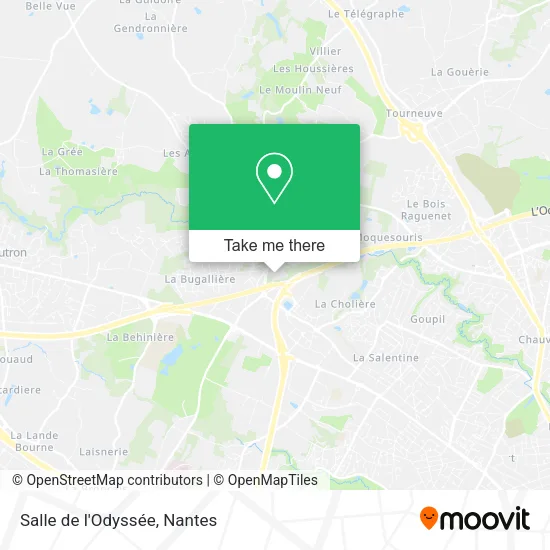 Mapa Salle de l'Odyssée