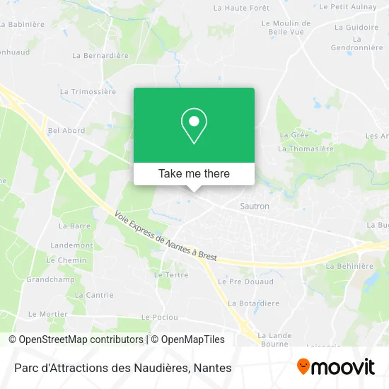 Parc d'Attractions des Naudières map