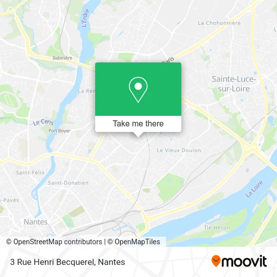 Mapa 3 Rue Henri Becquerel