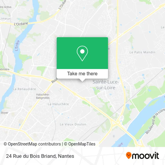 Mapa 24 Rue du Bois Briand
