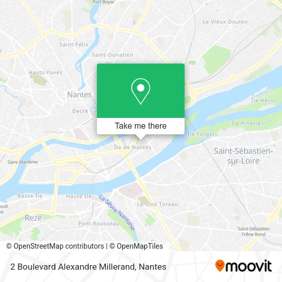 Mapa 2 Boulevard Alexandre Millerand
