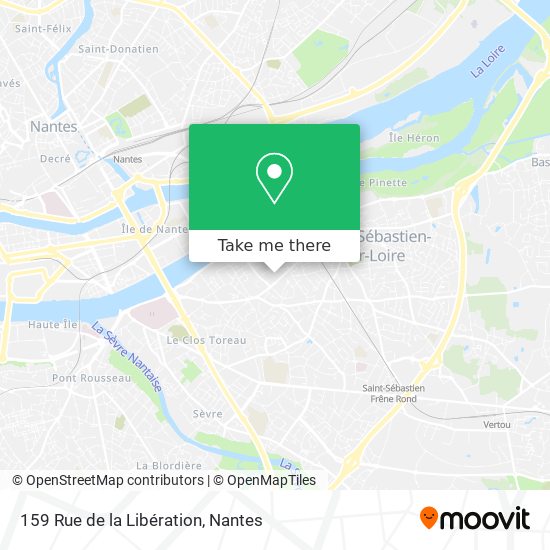 Mapa 159 Rue de la Libération