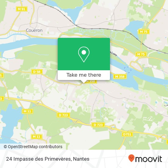 Mapa 24 Impasse des Primevères