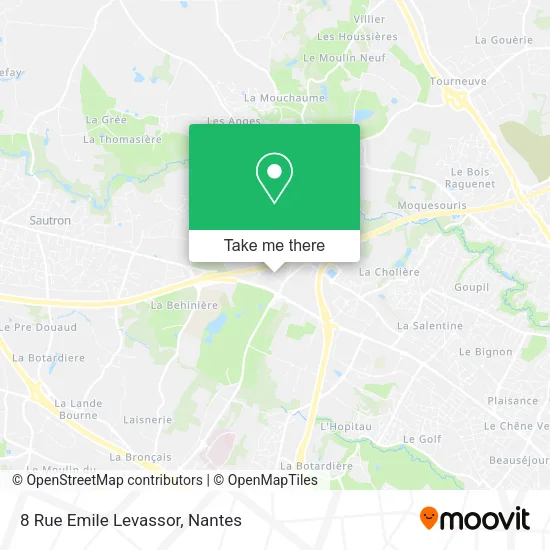 Mapa 8 Rue Emile Levassor