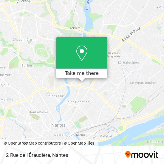 2 Rue de l'Éraudière map