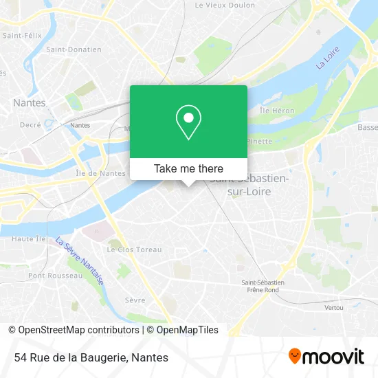 54 Rue de la Baugerie map