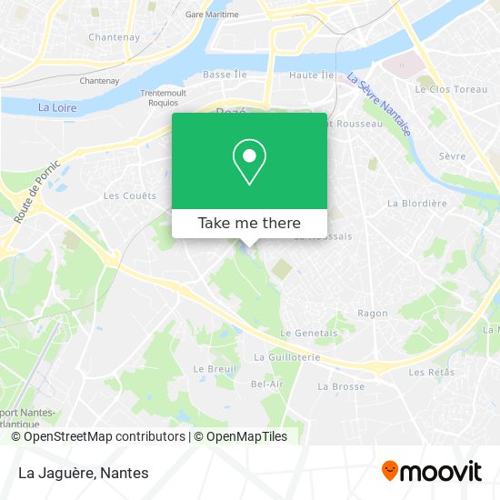 La Jaguère map