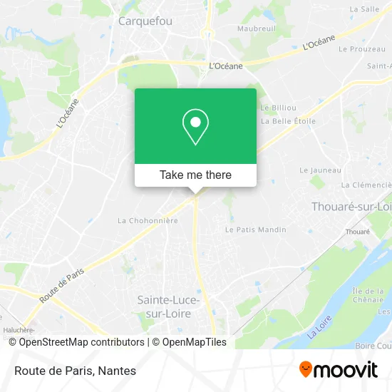 Route de Paris map