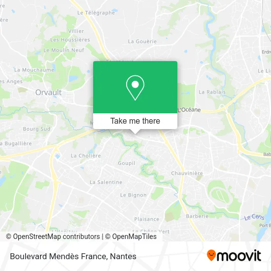 Boulevard Mendès France map