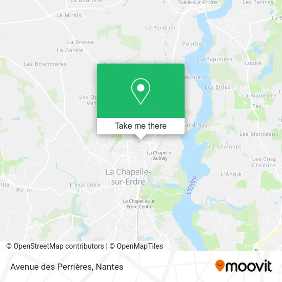 Mapa Avenue des Perrières