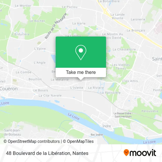 Mapa 48 Boulevard de la Libération