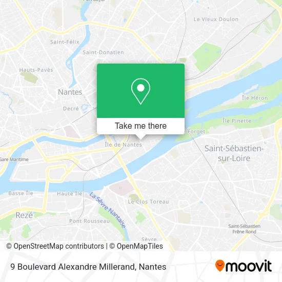 Mapa 9 Boulevard Alexandre Millerand