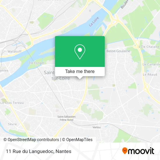 Mapa 11 Rue du Languedoc