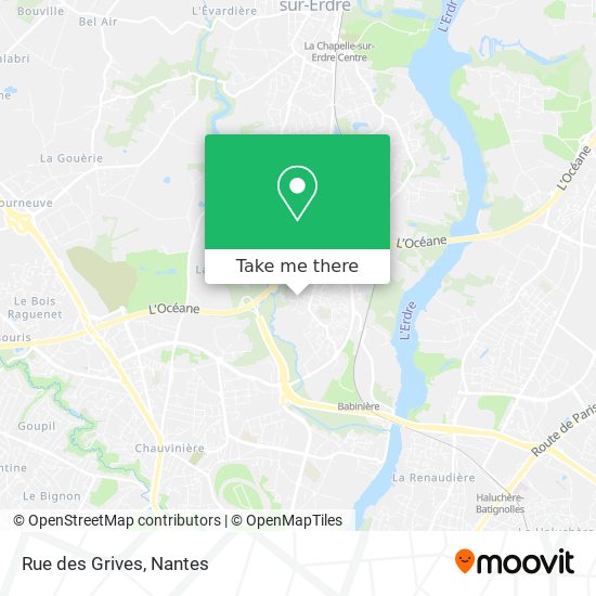 Rue des Grives map