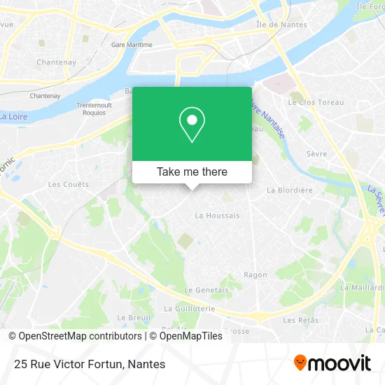 Mapa 25 Rue Victor Fortun