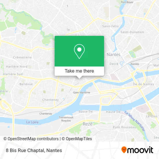 Mapa 8 Bis Rue Chaptal