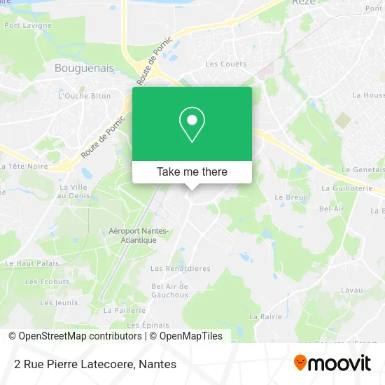 Mapa 2 Rue Pierre Latecoere