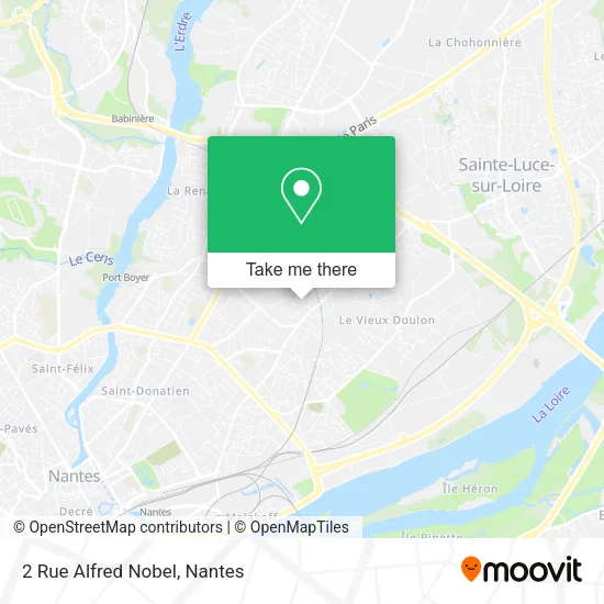 Mapa 2 Rue Alfred Nobel