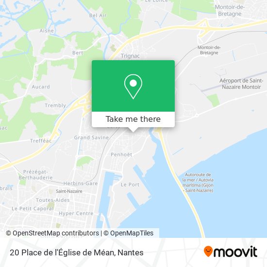 20 Place de l'Église de Méan map