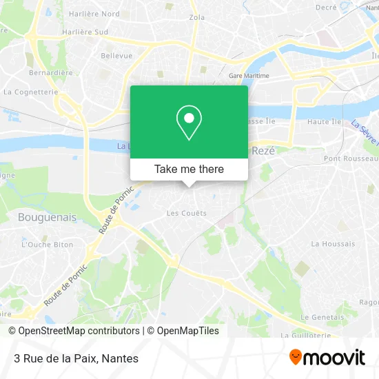 Mapa 3 Rue de la Paix