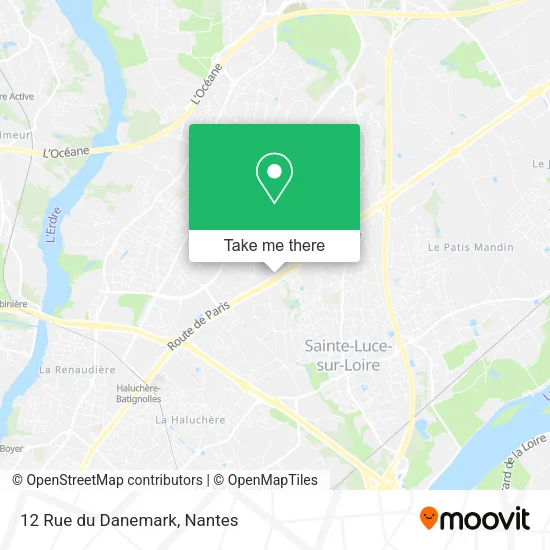 Mapa 12 Rue du Danemark