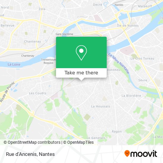 Rue d'Ancenis map