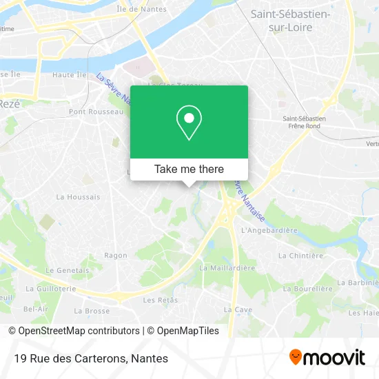 Mapa 19 Rue des Carterons