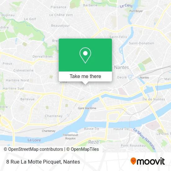 Mapa 8 Rue La Motte Picquet
