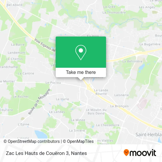 Zac Les Hauts de Couëron 3 map