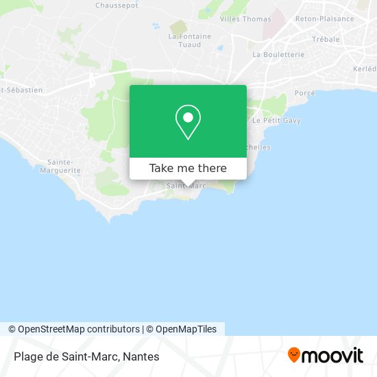 Plage de Saint-Marc map