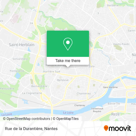 Rue de la Durantière map