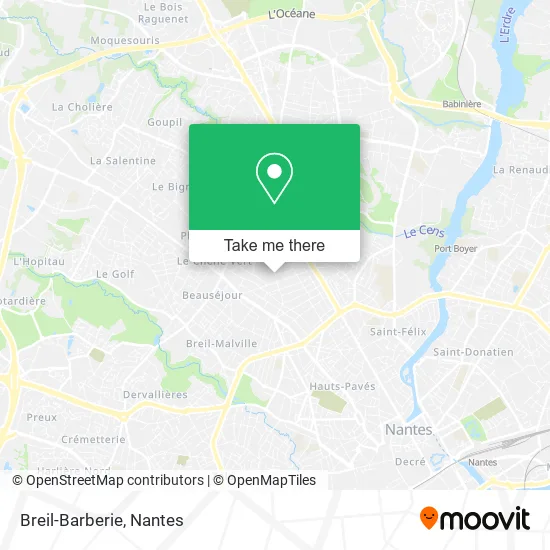 Breil-Barberie map