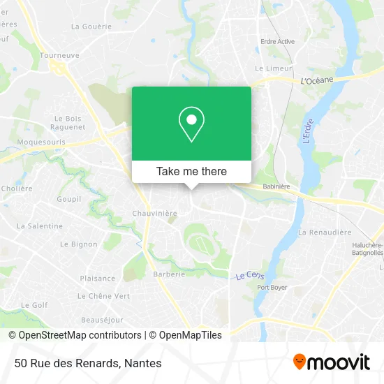 Mapa 50 Rue des Renards