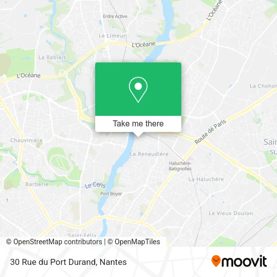 Mapa 30 Rue du Port Durand