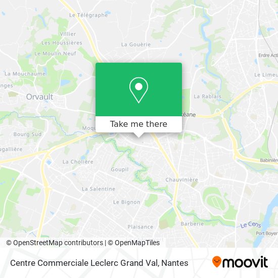 Centre Commerciale Leclerc Grand Val map