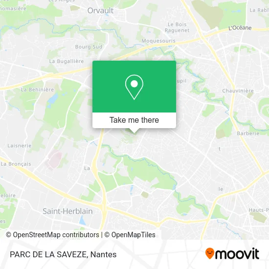 PARC DE LA SAVEZE map