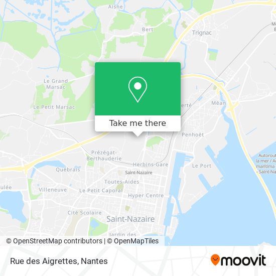 Rue des Aigrettes map