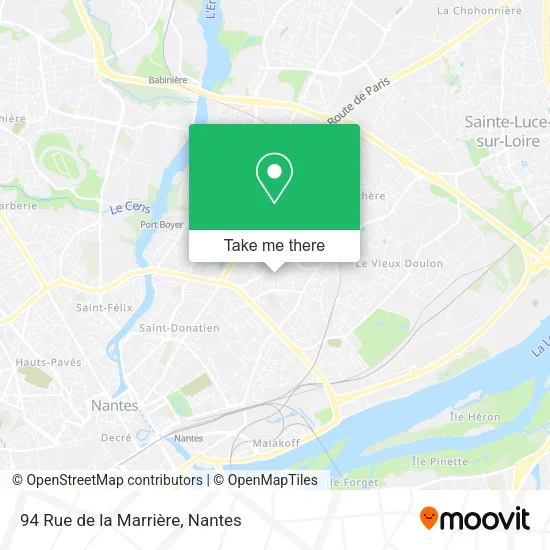 Mapa 94 Rue de la Marrière