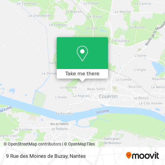 9 Rue des Moines de Buzay map