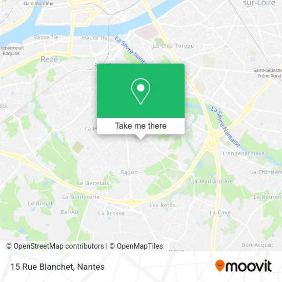 Mapa 15 Rue Blanchet