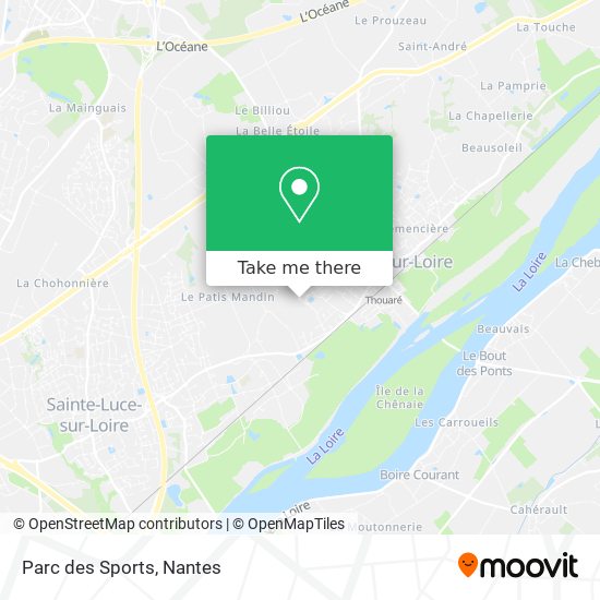 Parc des Sports map