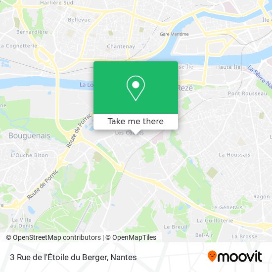 Mapa 3 Rue de l'Étoile du Berger