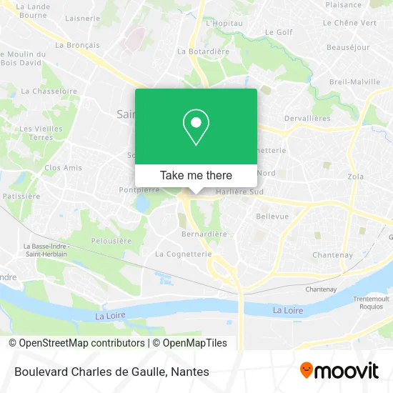 Mapa Boulevard Charles de Gaulle