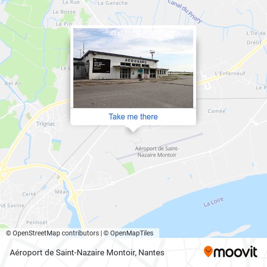 Aéroport de Saint-Nazaire Montoir map