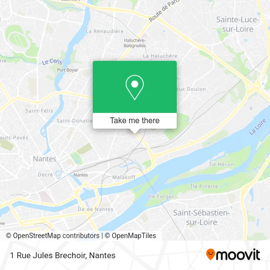 Mapa 1 Rue Jules Brechoir